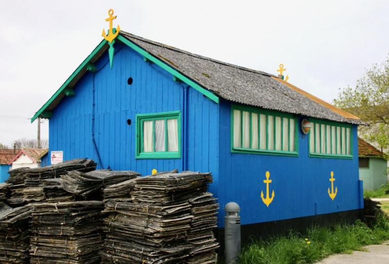 Cabanes colorées - Château d'Oléron