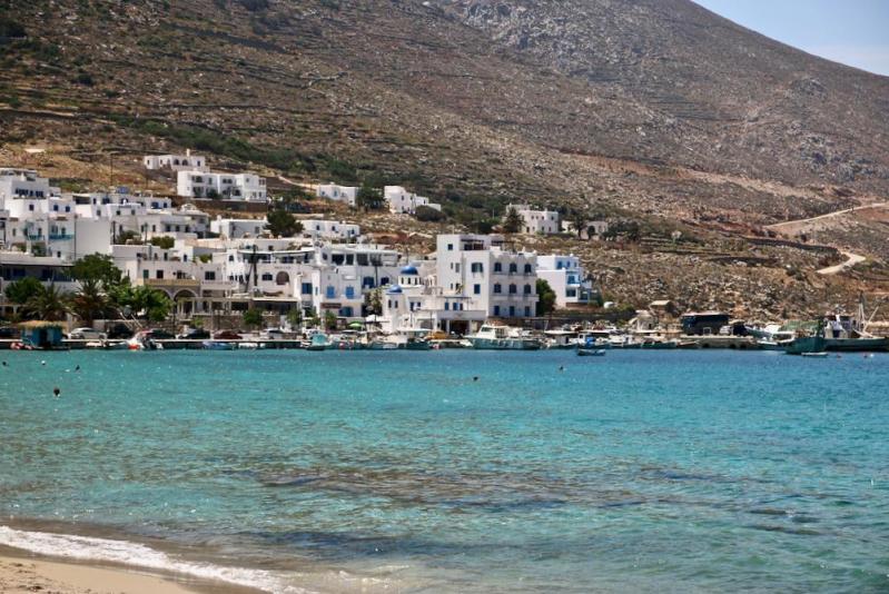 Les Cyclades -  Amorgos - Baie d'Aigiali