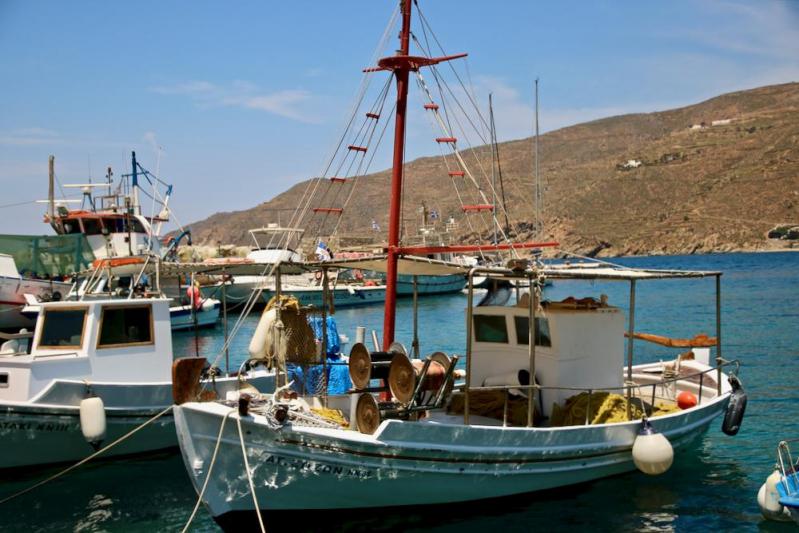 Les Cyclades -  Amorgos - Baie d'Aigiali