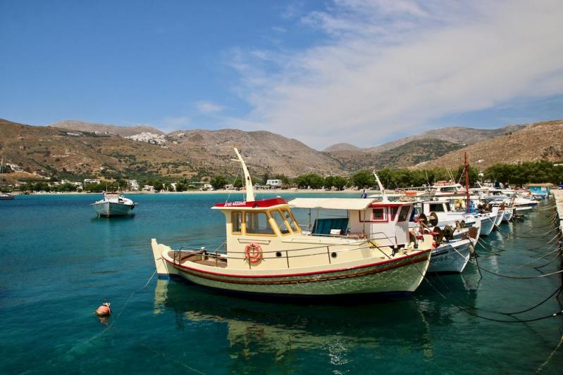 Les Cyclades -  Amorgos - Baie d'Aigiali