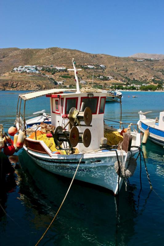 Les Cyclades -  Amorgos - Baie d'Aigiali