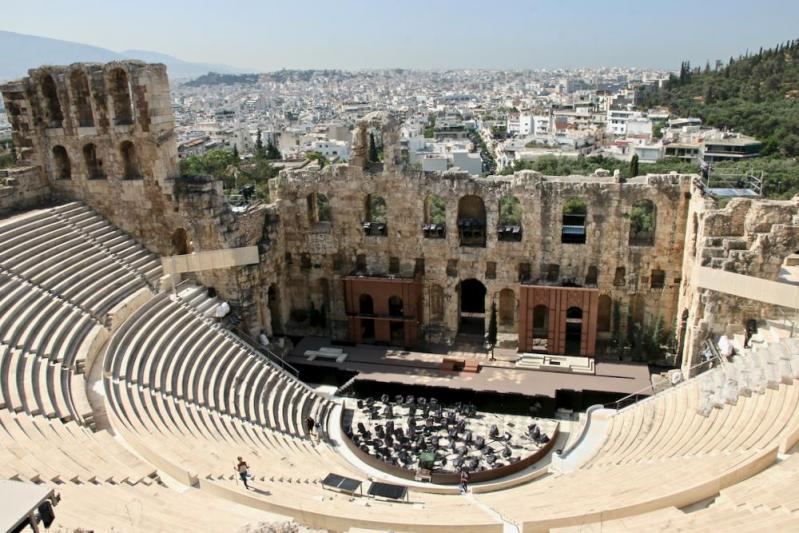 l'Acropole à Athènes