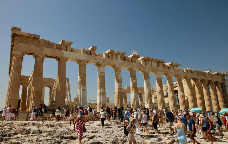 l'Acropole à Athènes