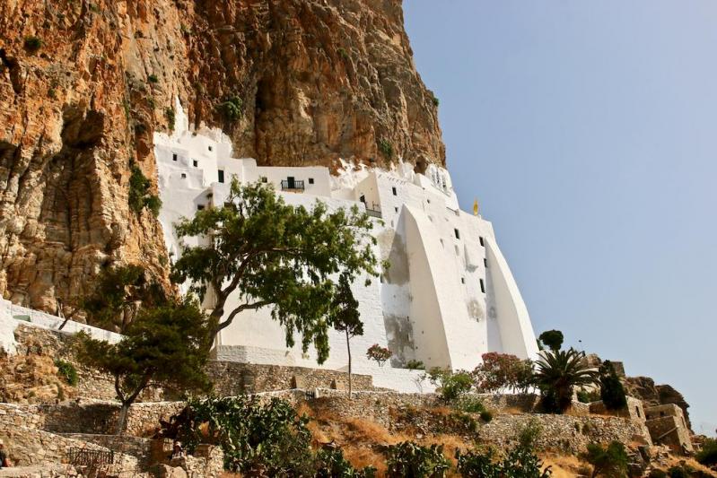 Les Cyclades -  Île d'Amorgos -  Monastère byzantin de Chozoviotissa