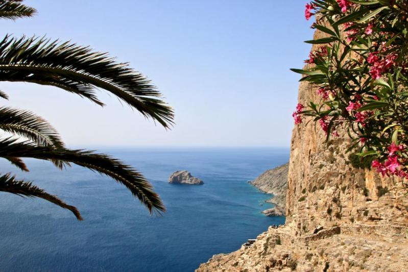 Les Cyclades -  Île d'Amorgos -  Monastère byzantin de Chozoviotissa