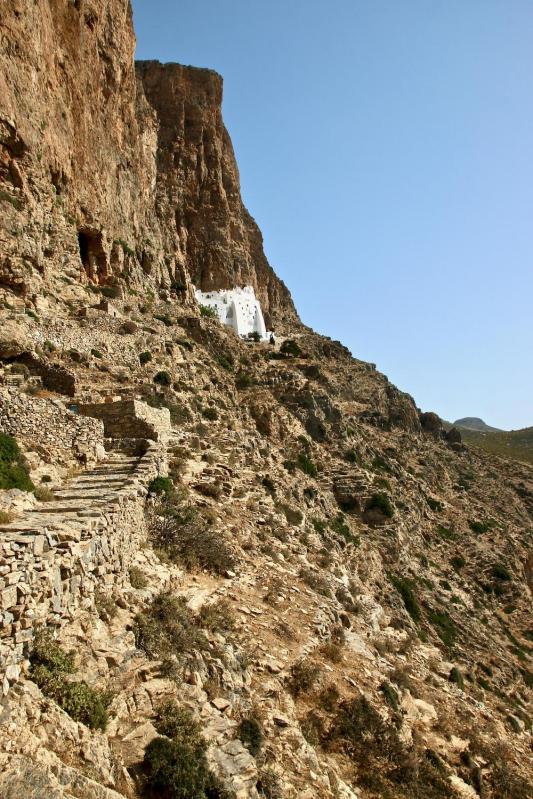 Les Cyclades -  Île d'Amorgos -  Monastère byzantin de Chozoviotissa