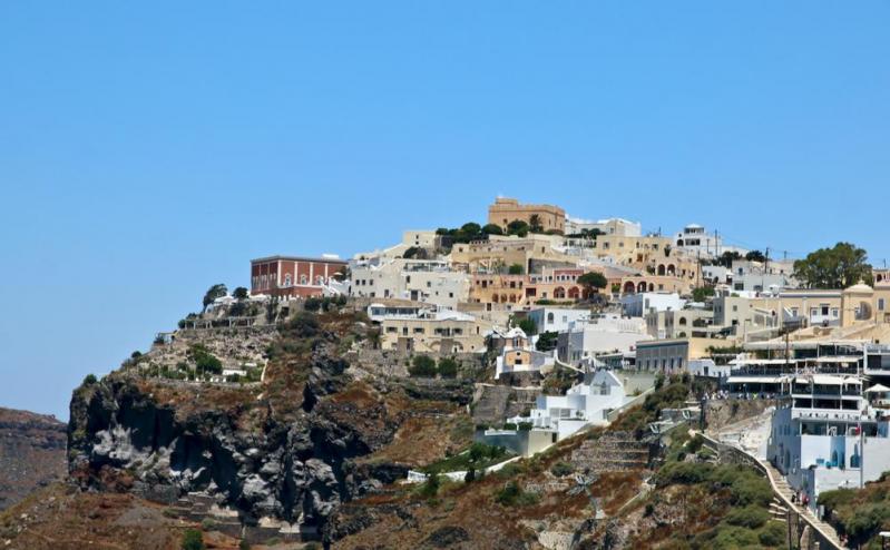 Les Cyclades - Santorin - ville de Fira