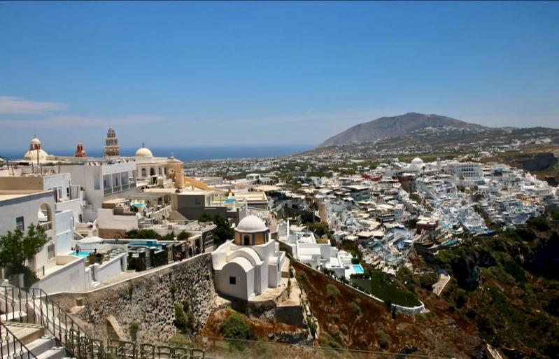 Les Cyclades - Santorin - ville de Fira