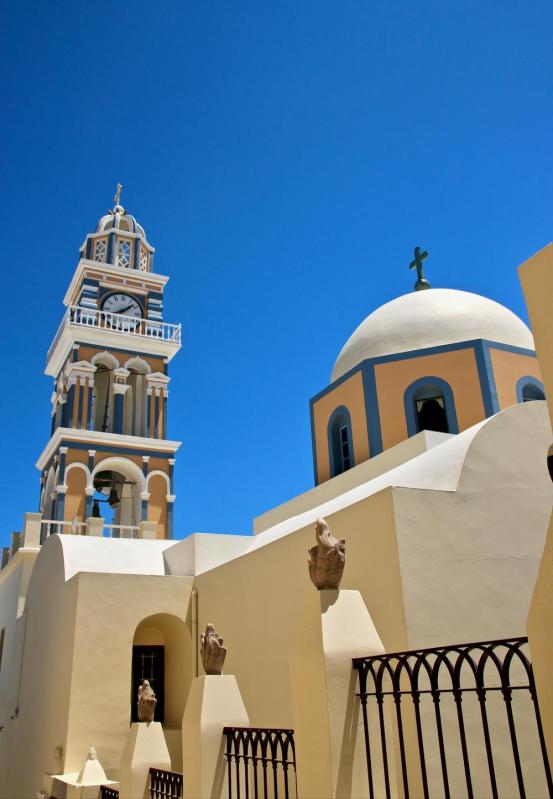 Les Cyclades - Santorin - ville de Fira