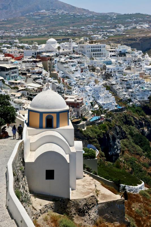 Les Cyclades - Santorin - ville de Fira